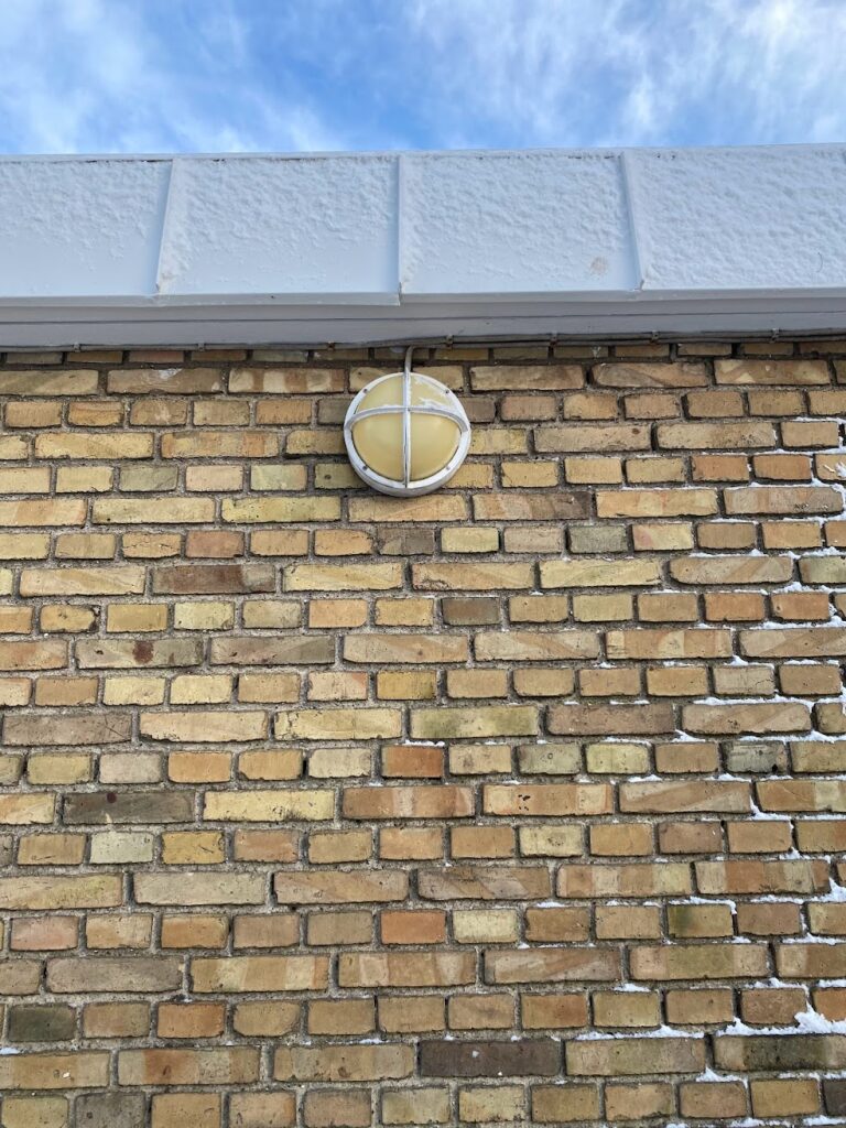 Før-billede af lampe.